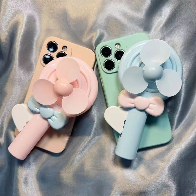 Lollipop Hand Fan Drop-resistant Soft Phone Case