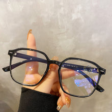 Women's Fashion Square Large Frame Anti-blue Light Glasses