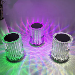 Crystal Lamp Acrylic Creative Lines Small Night Lamp