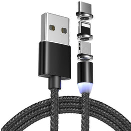 Three-in-one Magnetic Charging Cable