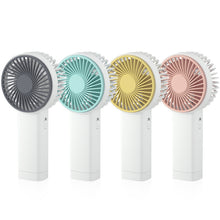 Portable Handheld USB Rechargeable Small Fan With Light