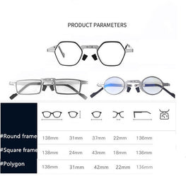 Not Easy To Fatigue Stainless Steel Reading Glasses
