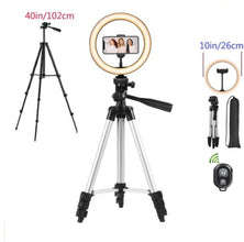 Ring Mobile Phone Holder Bracket Tripod Round Fill Light 3 Colors