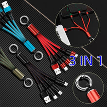 3 In 1  Multi Charger Cable For Phone Super Fast Charging Data Cable Mobile Phone Charging Cord Kable